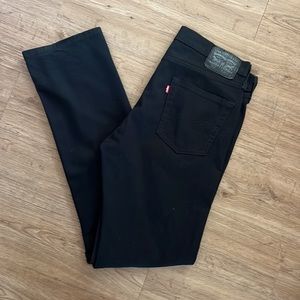 Levis 513 34x34 black jeans